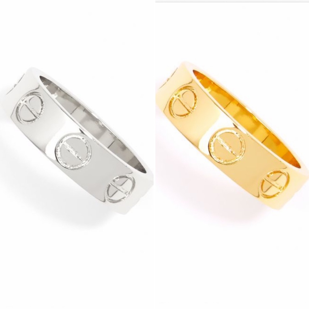 Stencil Band Ring
